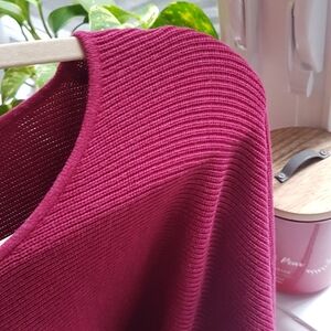 Mansted cotton sweater - Dark Raspberry Pink